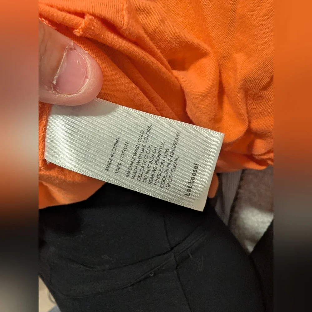 Kate Spade Saturday Orange‎ T-shirt Size Large